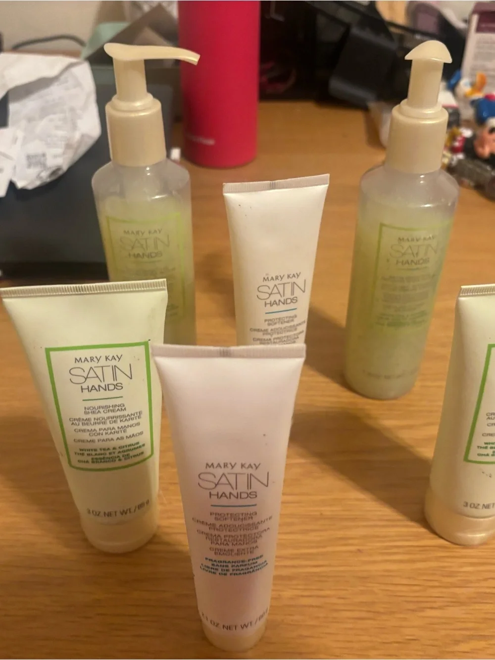 Mary Kay Satin Hands Hand Cream & Lotions – Cream and Green Accents